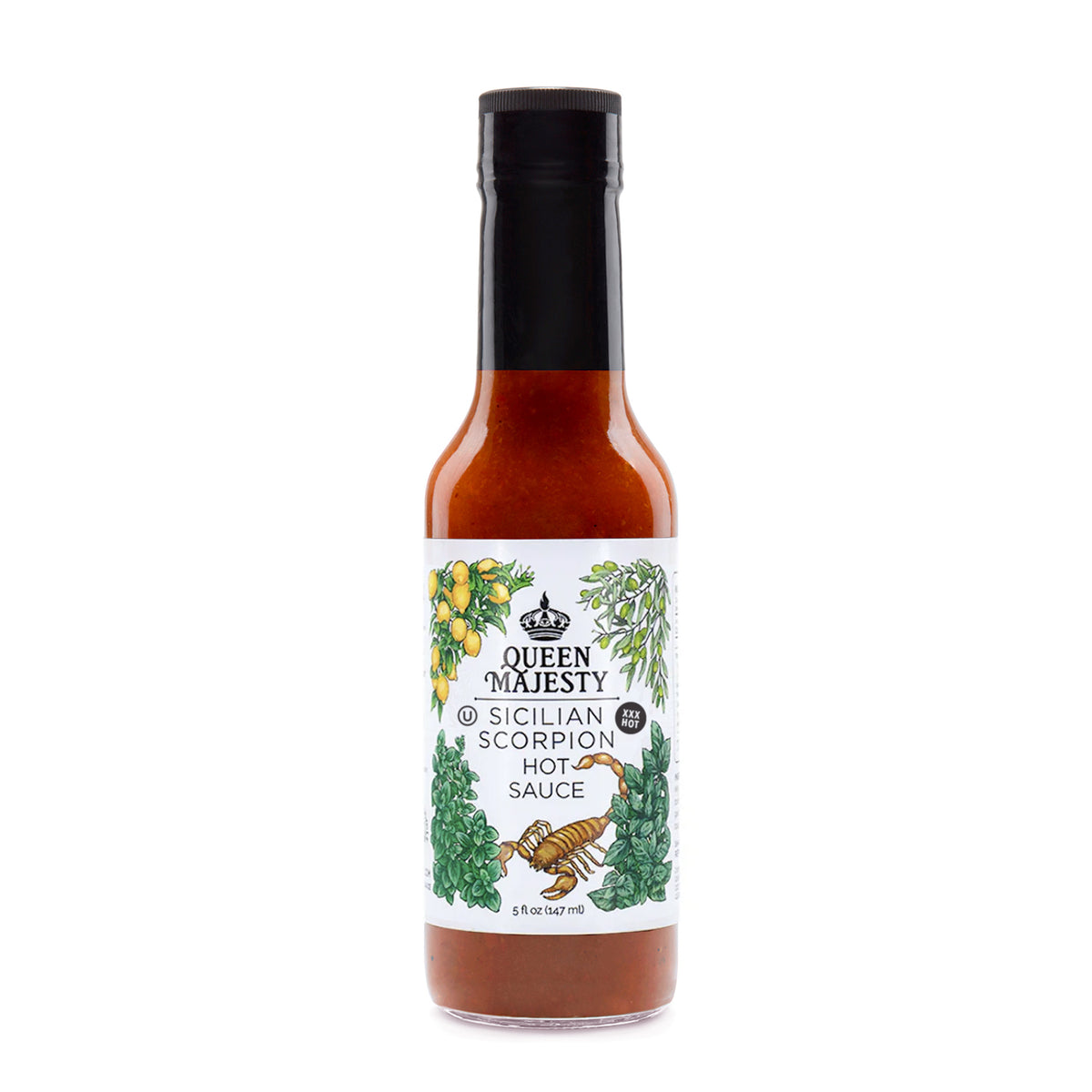 HOT ONES NUMBER 9* Sicilian Scorpion Hot Sauce – Queen Majesty Hot