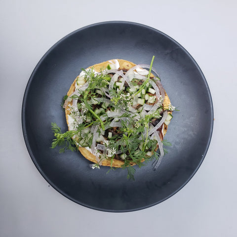 Mushroom Tostadas