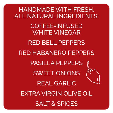 Red Habanero & Black Coffee Hot Sauce 10oz