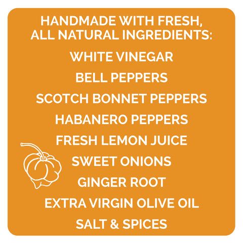 Scotch Bonnet & Ginger Hot Sauce 5oz • HOT ONES
