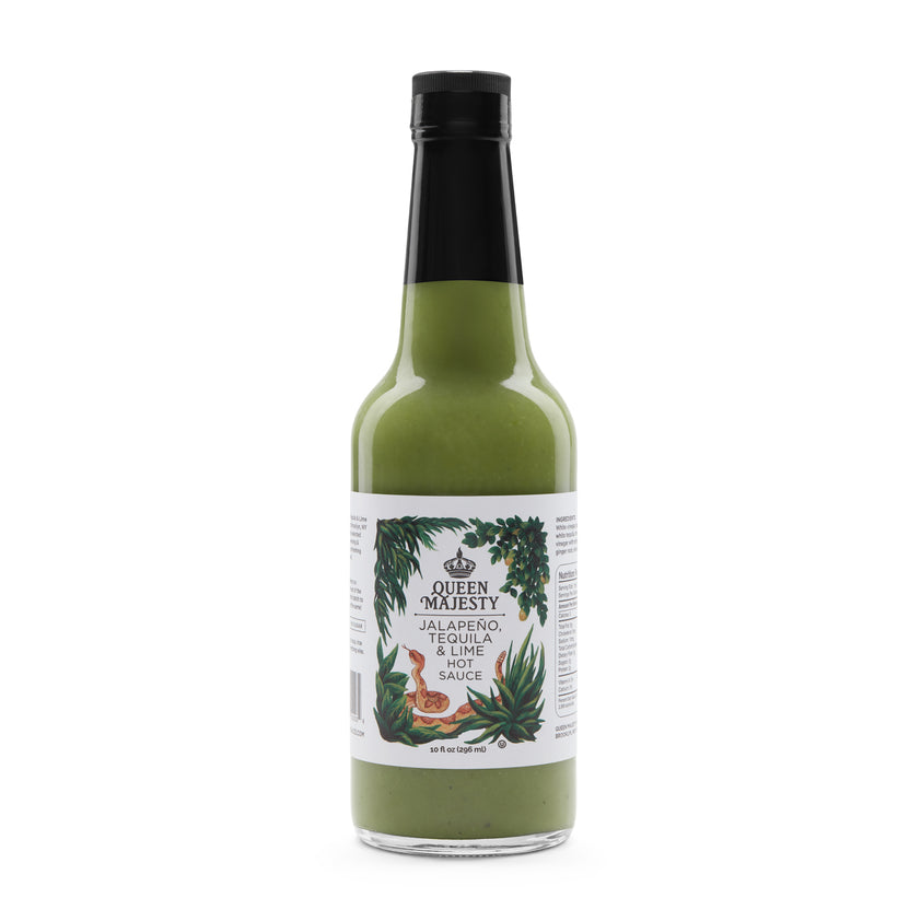 Jalapeño Tequila & Lime Hot Sauce 10oz Queen Majesty Hot Sauce