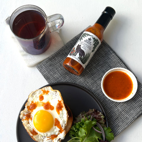 Red Habanero & Black Coffee Hot Sauce 5oz • HOT ONES