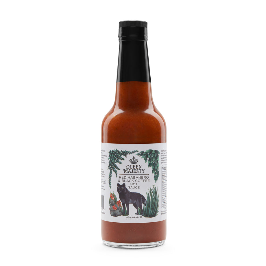Red Habanero & Black Coffee Hot Sauce 10oz – Queen Majesty Hot Sauce