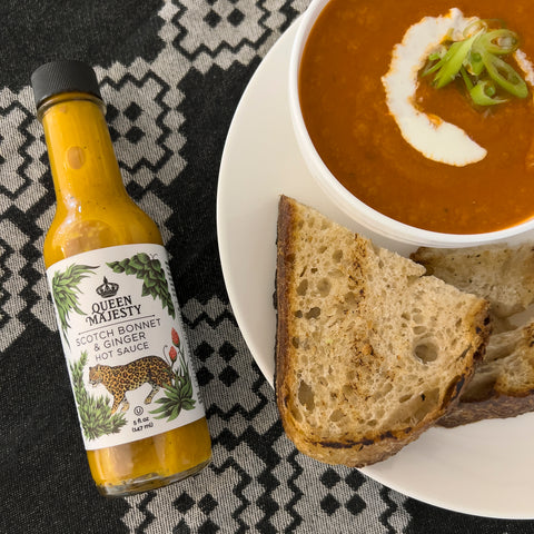 Scotch Bonnet & Ginger Hot Sauce 10oz • HOT ONES